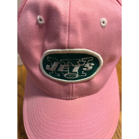 New York Jets Pink Adjustable Baseball Cap - Picture 5 of 7